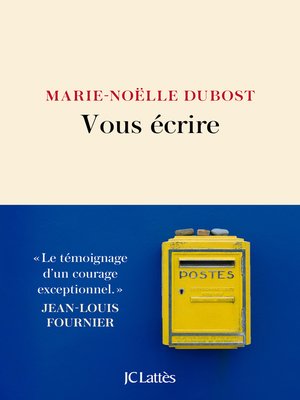 cover image of Vous écrire